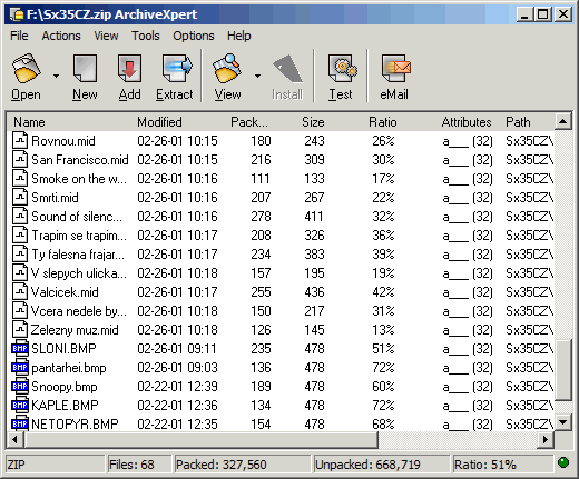 ArchiveXpert Screenshot